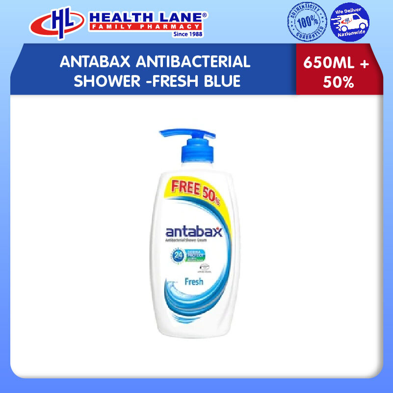 ANTABAX ANTIBAKTERIA SHOWER-FRESH BLUE (650ML+50%)